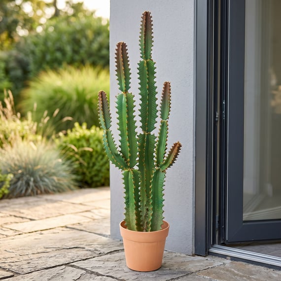 1m Artificial Potted Cereus Cactus
