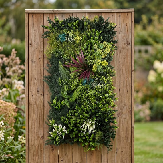 1Mx50cm Artificial Living Wall Emerald Skye
