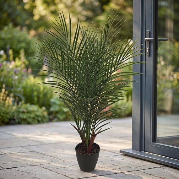 84cm Artificial Potted Areca Palm