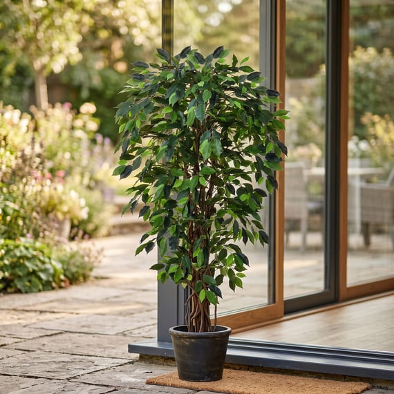 Artificial Ficus Liana Green 120cm Fire Retardant