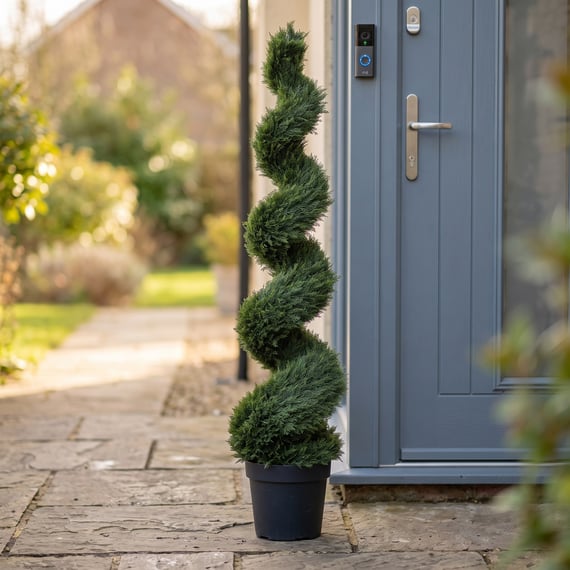 Artificial Topiary Cedar Spiral 300cm UV Resistant