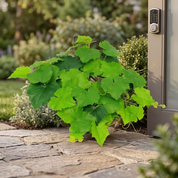 Artificial Topiary Mat Grape Vine 25x25cm Square Fire Retardant