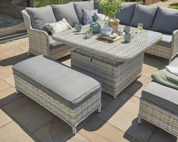 Handpicked Wroxham Rattan Large Corner Seat Set