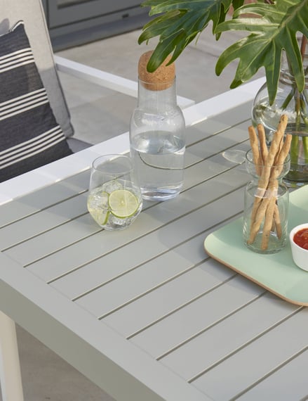 Handpicked Titchwell Garden Lounge Set with Standard Table White