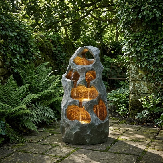 Amber Caves Self Contained Water Feature