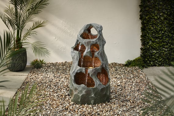 Amber Caves Self Contained Water Feature Original