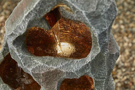 Amber Caves Stone Water Feature