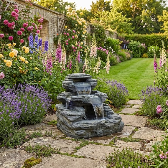 Peaks Falls Self Contained Water Feature