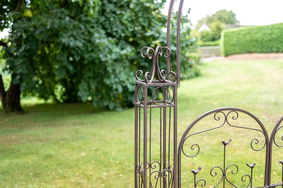 Patina Woodland Metal Garden Arch