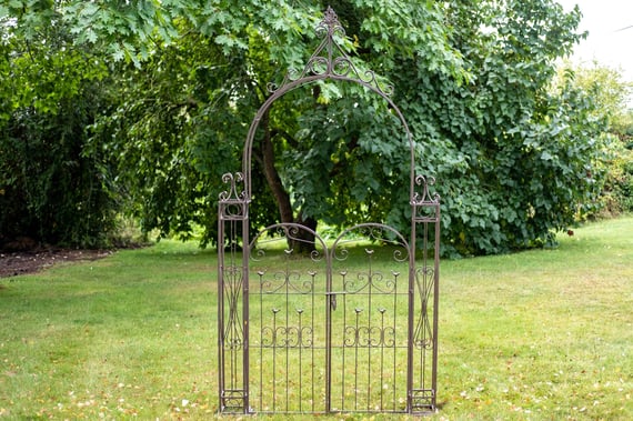 Patina Woodland Metal Garden Arch
