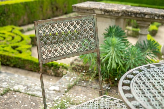 Bosbury Antiqued 3 Piece Metal Bistro Set