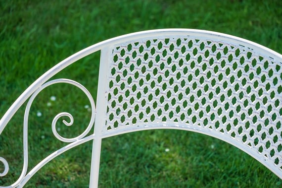 Wiswell Antiqued White Garden Bistro Set