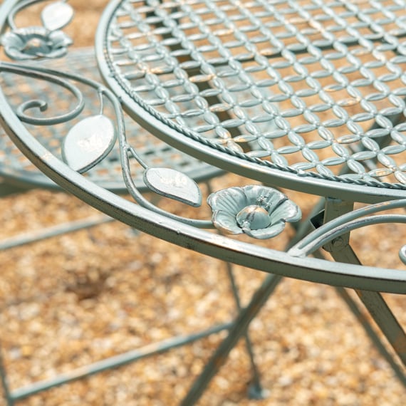 Yoxford Garden Bistro Set Vintage Green