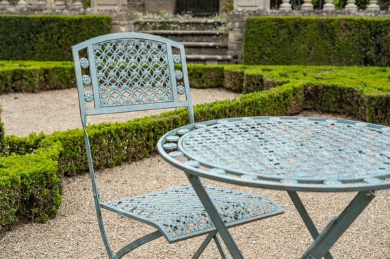 Bosbury Metal Bistro Set Vintage Green