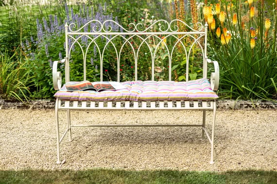 Revival Cream Garden Bench