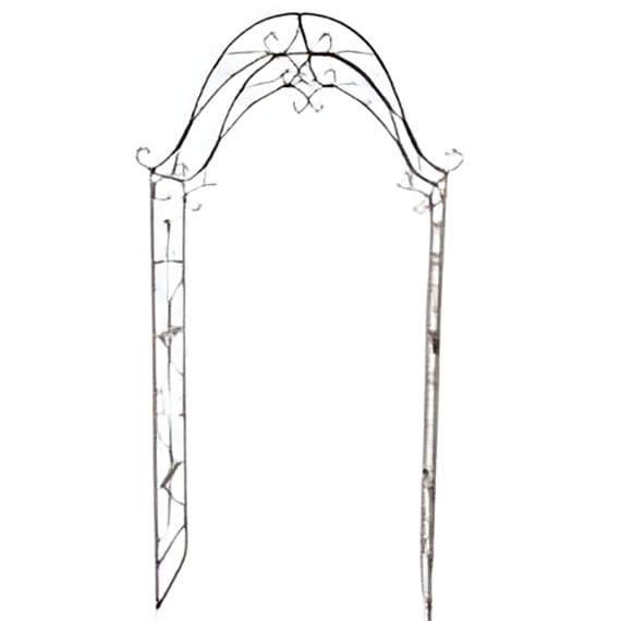 Rusted Heraldic Metal Garden Arch
