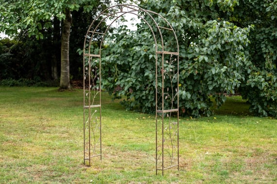 Patina Woodland Metal Garden Arch