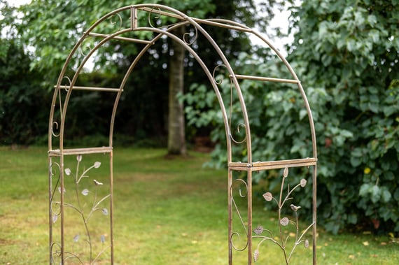 Patina Woodland Metal Garden Arch