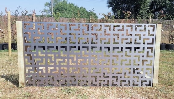 Mosaic Decorative Steel Garden Wall Art