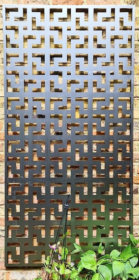 Mosaic Steel Decorative Garden Wall Art