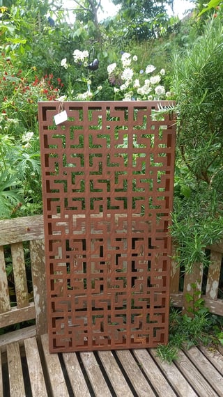 Mosaic Steel Decorative Garden Wall Art