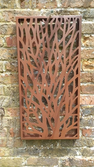 Wild Branches Steel Decorative Garden Wall Art