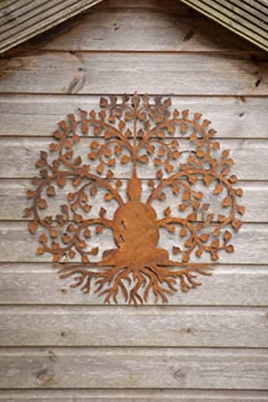 Tree of Life Buddha Decorative Garden Wall Panel