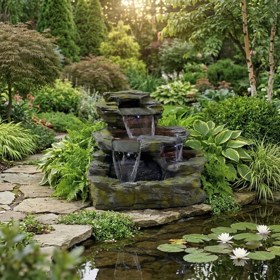 Como Falls Self Contained Water Feature