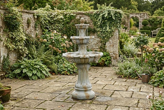 Lioness Stone Water Feature