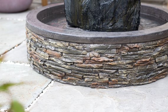Snowdonia Monolith Water Feature - Natural Worn Rock Finish