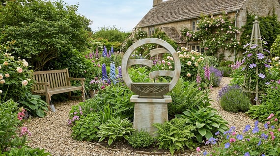 Tranquil Spills Stone Water Feature