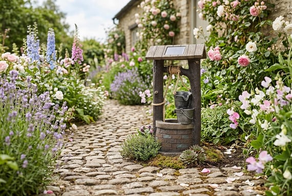 Wishing Well Solar Water Feature