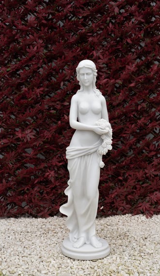 Isobelle Garden Statue in White
