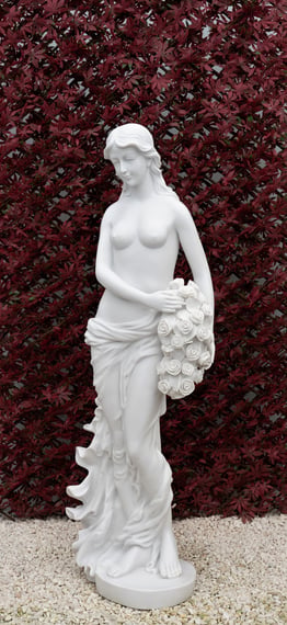Isobelle Large Garden Statue in White