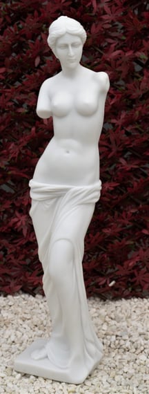 Venus De Milo Garden Ornament in White - Original Product Photo