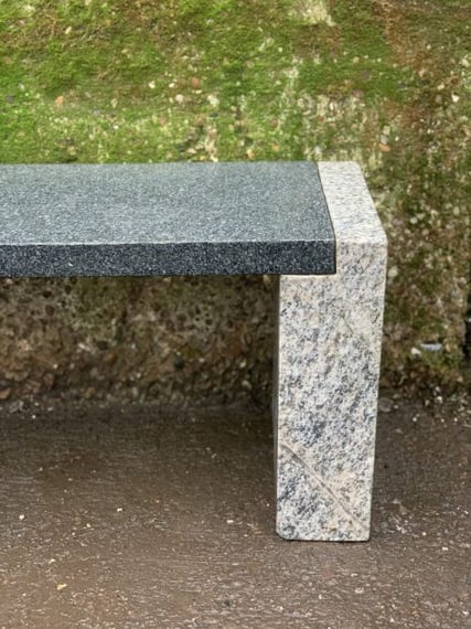 Epsom Two Tone Granite Bench Large