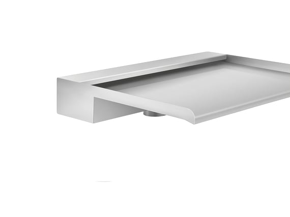 45cm Garden Waterfall Blade Stainless Steel 15cm Lip