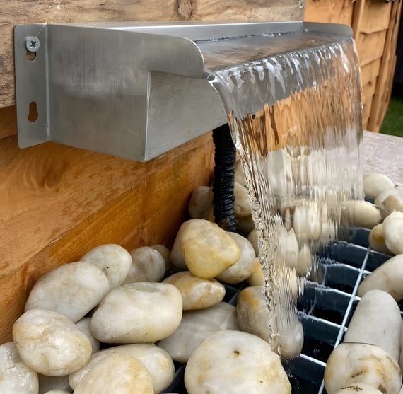 30cm Garden Waterfall Blade Stainless Steel
