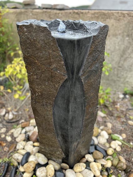 Large Basalt Column Water Feature 90cm