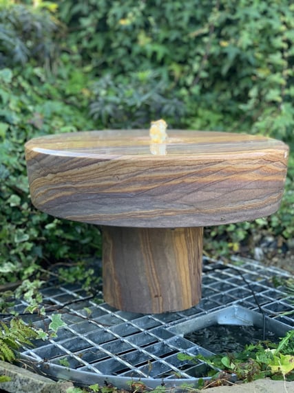 Rainbow Sandstone Millstone Garden Water Feature