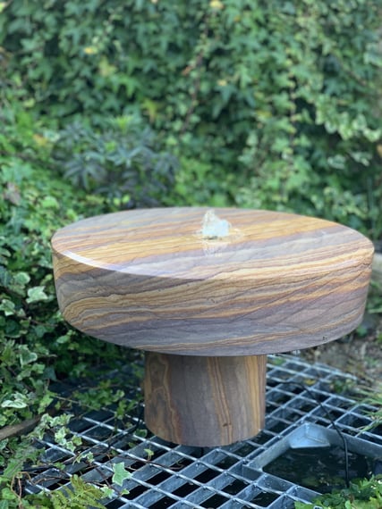 Rainbow Sandstone Millstone Water Feature Small 