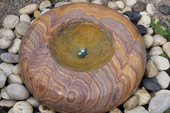 Curved Sandstone Water Feature