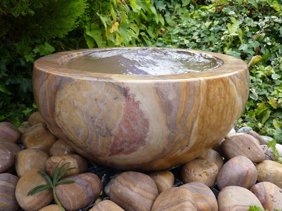 Rainbow Sandstone Babbling Urn Water Feature