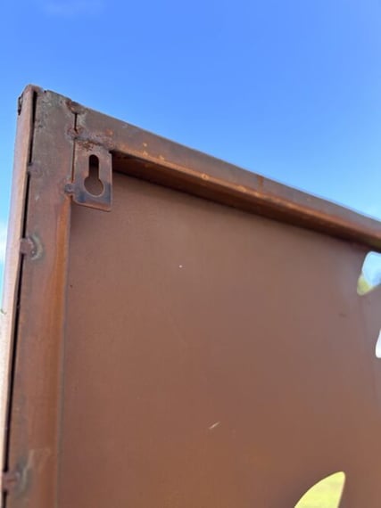 Fern Aged Steel Decorative Garden Screen