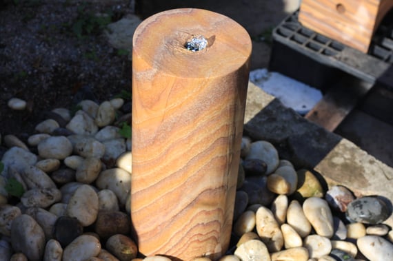 Rainbow Sandstone Column Garden Fountain