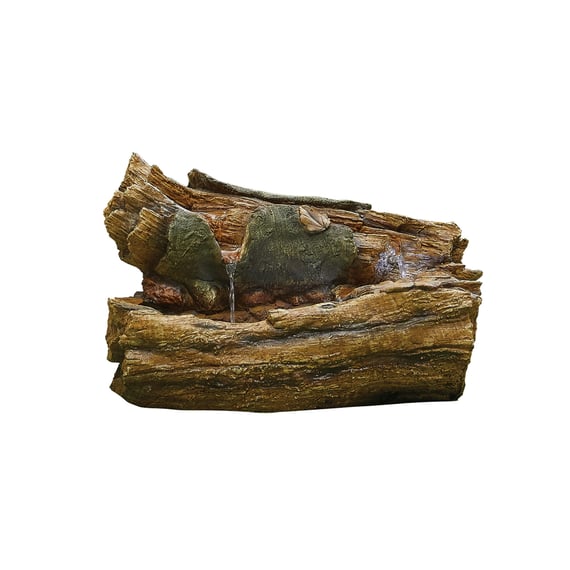Natural Logs Self Contained Water Feature