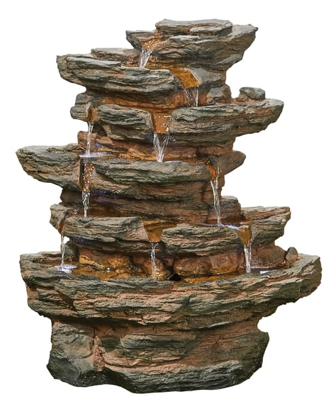 Aged Red Rock Springs Fountain