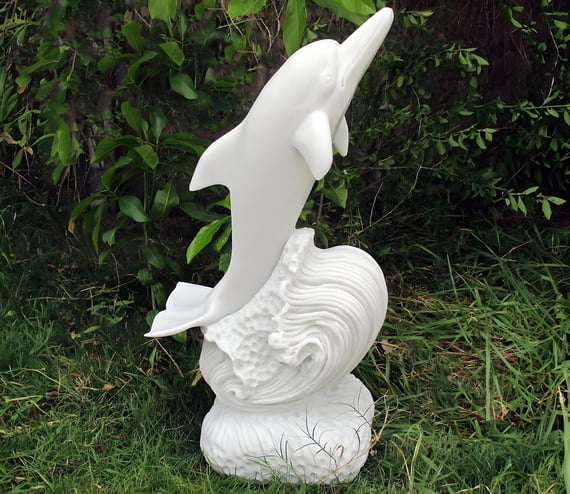 Leaping Dolphin Garden Ornament - Original Product Photo