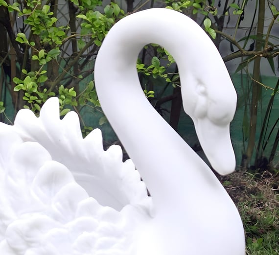 Swan Garden Ornament