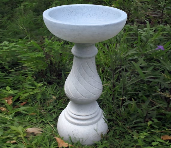 Georgian Bird Bath in Granite